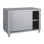 ΕΡΜΑΡΙΟ ΑΝΟΞΕΙΔΩΤΟ 200Χ70Χ85 ΜΕ ΣΥΡΟΜΕΝΕΣ ΠΟΡΤΕΣ