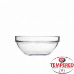 Γυάλινο μπωλ Tempered Φ17cm
