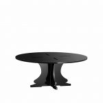 Βάση τούρταs Ακρυλικη, φ25 x Y10cm, μαύρη