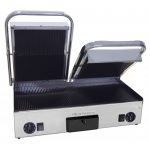 Firenze 17062 Milantoast Τοστιέρα διπλή κεραμική ραβδωτή πάνω - κάτω