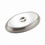 Καπάκι για Οβάλ Δίσκους, 36x21,5x4 cm, Ανοξείδωτο