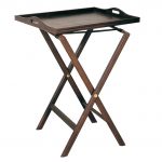 Ξύλινο Σταντ Δίσκων Σκούρο Καφέ