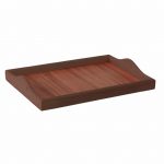 Δίσκοs (Παραμάνα) 35x45cm, Σκούρο Καφέ