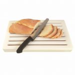 Σχάρα κοπήs Ψωμιού πολυαιθυλενίου λευκή 45x28cm