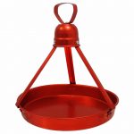 Δίσκος καφενείου αλουμινίου κόκκινος 32cm