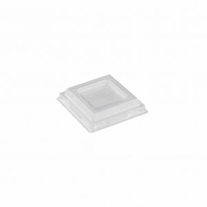 Καπάκι A-PET για πλαστικό μπωλ διαφανές Goldplast Σετ των 25 τεμαχίων