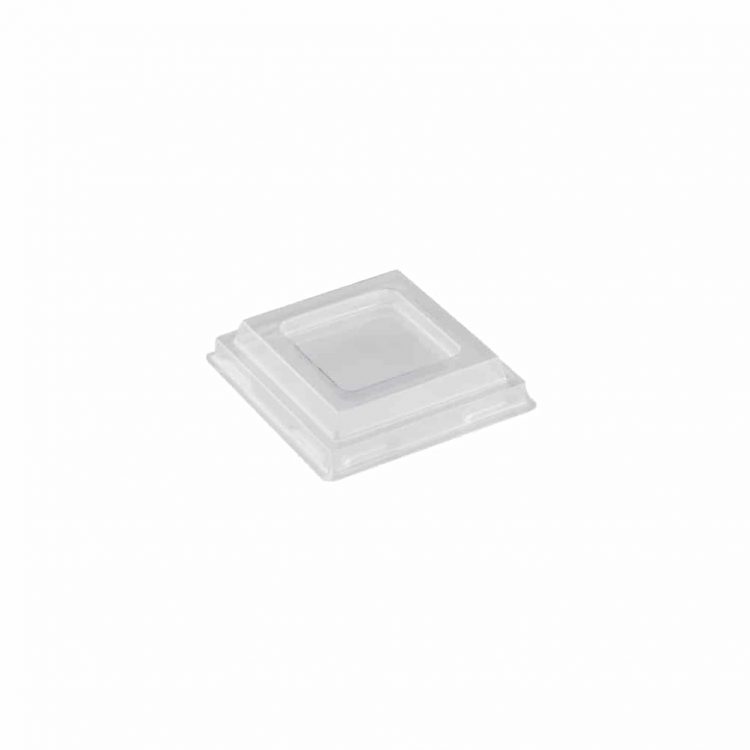 Καπάκι A-PET για πλαστικό μπωλ διαφανές Goldplast Σετ των 25 τεμαχίων