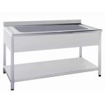 Λάντζα σκευών ανοιχτή ανοξείδωτη 180Χ70Χ85cm