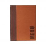 Κατάλογος MENU TRENDY A4 για Εστιατόρια / cafe 24x34cm, ανοιχτός καφέ, SECURIT