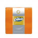 Πακέτο 50 Χαρτοπετσέτες Πολυτελείας 33x33 2φυλλες, πορτοκαλί, ENDLESS - Συσκευασία 4 πακέτων