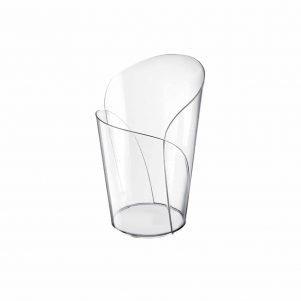 Πλαστικό ποτηράκι - μπωλάκι BLOSSOM διαφανές Σετ των 15 τεμαχίων