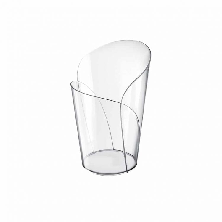 Πλαστικό ποτηράκι - μπωλάκι BLOSSOM διαφανές Σετ των 15 τεμαχίων