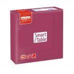 ΠΑΚΕΤΟ 50 Χαρτοπετσέτες 2Φ 33x33 μπορντώ, FATO Ιταλίας - Συσκευασία 4 πακέτων