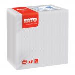 ΠΑΚΕΤΟ 100 Χαρτοπετσέτες 1Φ 33x33 λευκές Πολυτελείας, FATO Ιταλίας - Συσκευασία 3 πακέτων