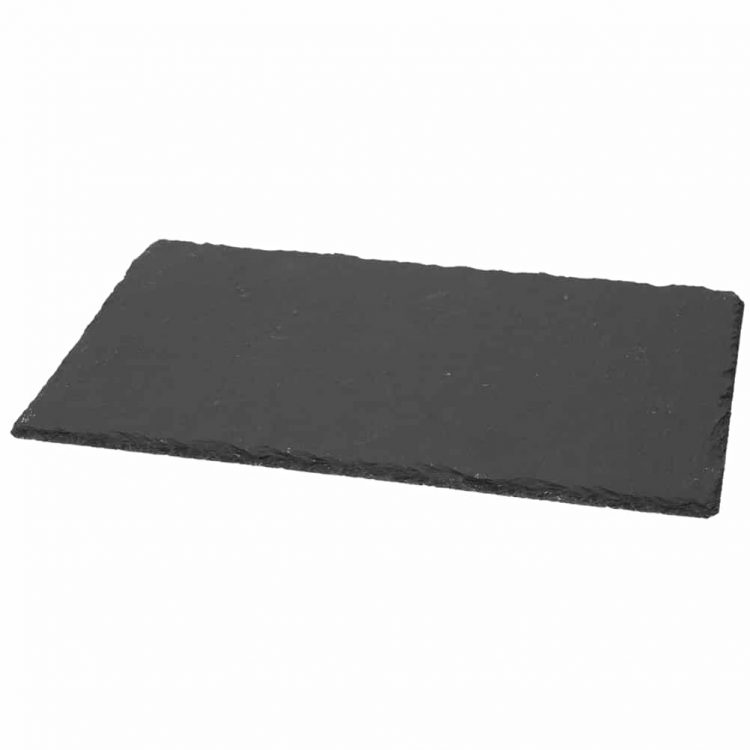 Ορθογώνια Πλάκα σχιστόλιθου 38x26cm Σειρά SLATE OLLY Σετ των 8 τεμαχίων