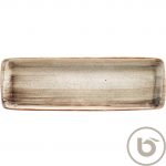 Πιάτο Ορθογώνιο πορσελάνης 48x16cm, Terrain, BONNA