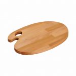 Ξύλινη παλέτα ζωγραφικής σερβιρίσματος, οξιά, 35x23.5x2cm, Bisetti Italy