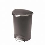 Κάδος απορριμμάτων 50L ημικυλινδρικός πλαστικός