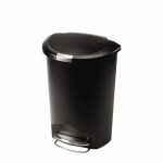 Κάδος απορριμμάτων 50L ημικυλινδρικός πλαστικός