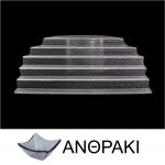 Σκαλοπάτι μπουφέ από χυτό γυαλί 6mm, ανθρακί