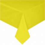 Τραπεζομάντηλο από  αλέκιαστο ύφασμα κίτρινο