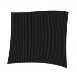 Τραπεζομάντηλο από ύφασμα 150x150cm, μαύρο ριγέ