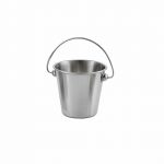 Κουβαδάκι σερβιρίσματος, φ9x10cm, ανοξείδωτο 14/1 - Σετ 6 τεμαχίων