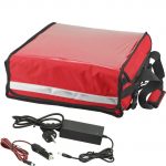 Θερμόσακος για πίτσες με θερμαινόμενη πλάκα, 40x40x15cm