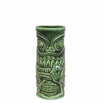 Κούπα Tiki 44cl, φ7.3x17cm, πράσινη, Πορσελάνης, Ελληνικής κατασκευής