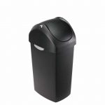 Κάδος 40L πλαστικός, μαύρος