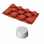 Φόρμα σιλικόνης 17.5x30cm, 11 muffin φ70x37Υmm