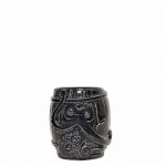 Κούπα Tiki 50cl, φ9,2x10,4cm, μαύρη, Πορσελάνης, Ελληνικής κατασκευής