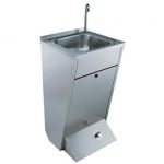 Υγειονομικός νιπτήρας δαπέδου ποδοκίνητος LV-P