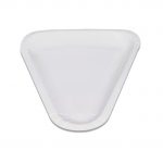 Πιάτο Λευκό Χάρτινο Τριγωνικό 23