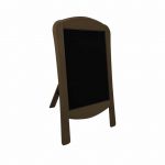 ΠΙΝΑΚΑΣ ΞΥΛΙΝΟΣ ΜΕΝΟΥ 120x60cm ΣΚΟΥΡΟ ΚΑΦΕ