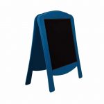 ΠΙΝΑΚΑΣ ΞΥΛΙΝΟΣ ΔΙΠΛΟΣ ΜΕΝΟΥ 120x60cm ΜΠΛΕ