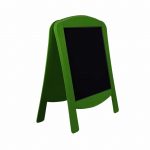 ΠΙΝΑΚΑΣ ΞΥΛΙΝΟΣ ΔΙΠΛΟΣ ΜΕΝΟΥ 120x60cm ΠΡΑΣΙΝΟΣ