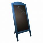 ΠΙΝΑΚΑΣ ΞΥΛΙΝΟΣ ΜΕΝΟΥ 152x77cm ΜΠΛΕ