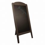 ΠΙΝΑΚΑΣ ΞΥΛΙΝΟΣ ΜΕΝΟΥ 152x77 ΣΚΟΥΡΟ ΚΑΦΕ