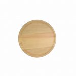 Ξύλινο Πιάτο με Λούκι Φ20 cm