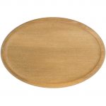 Ξύλινο σουπλά οβάλ βαθύ 40cm