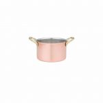 Κατσαρολάκι Βαθύ χάλκινο με 2 χερούλια φ8x5.5Υcm