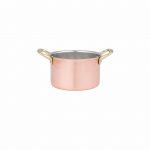 Κατσαρολάκι Βαθύ χάλκινο με 2 χερούλια φ10x6.5Υcm