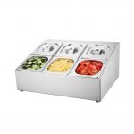 Διανεμητής καρυκευμάτων INOX 6 δοχείων