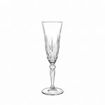 Ποτήρι Κρυσταλλίνης Σκαλιστό Σαμπάνιας 16cl Σετ των 6 τεμαχίων