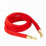 Κορδόνι διαδρόμου velvet κόκκινο, για κολωνάκια.