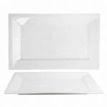 Δίσκος σερβιρίσματος πορσελάνης 36x22cm Σετ των 2 τεμαχίων