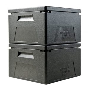 Ισοθερμικό κιβώτιο EPP, για GN2/3, 41.5x40x26.5cm, 27LT, μαύρο, THERMOBOX