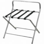 εικόνα από Aναδιπλούμενη μπαγκαζιέρα με πλάτη, INOX Mirror, 550x500xH700