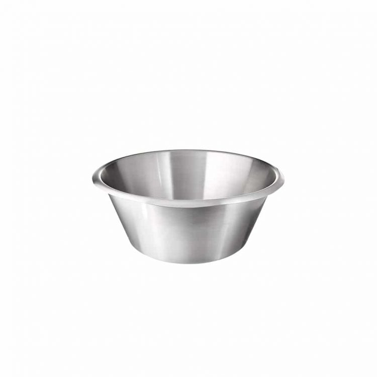 Εικόνα από Μπωλ ανάμειξης INOX, φ18xΥ9cm, 1.5Lt, επίπεδος πάτος, NF Standard, Matfer